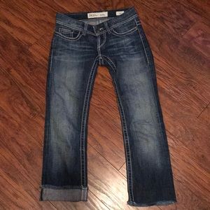 Misses BKE denim “Stella” Capri jeans sz 24